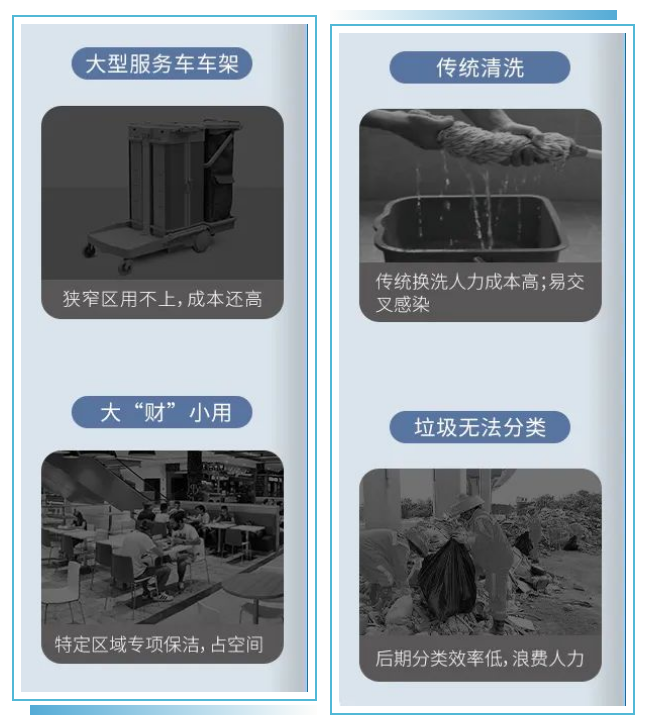 【新品】多元化的靈動型清潔服務(wù)車，小身材，大才能